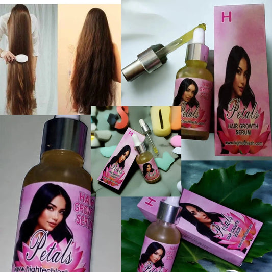 Petals Organic Hair Growth Serum" یہ آفر صرف 31 اگست تک (5 Bottles Special Price )=