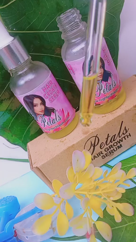 Organic Hoor Petals Hair Growth Serum" (3 Bottles Special Price )